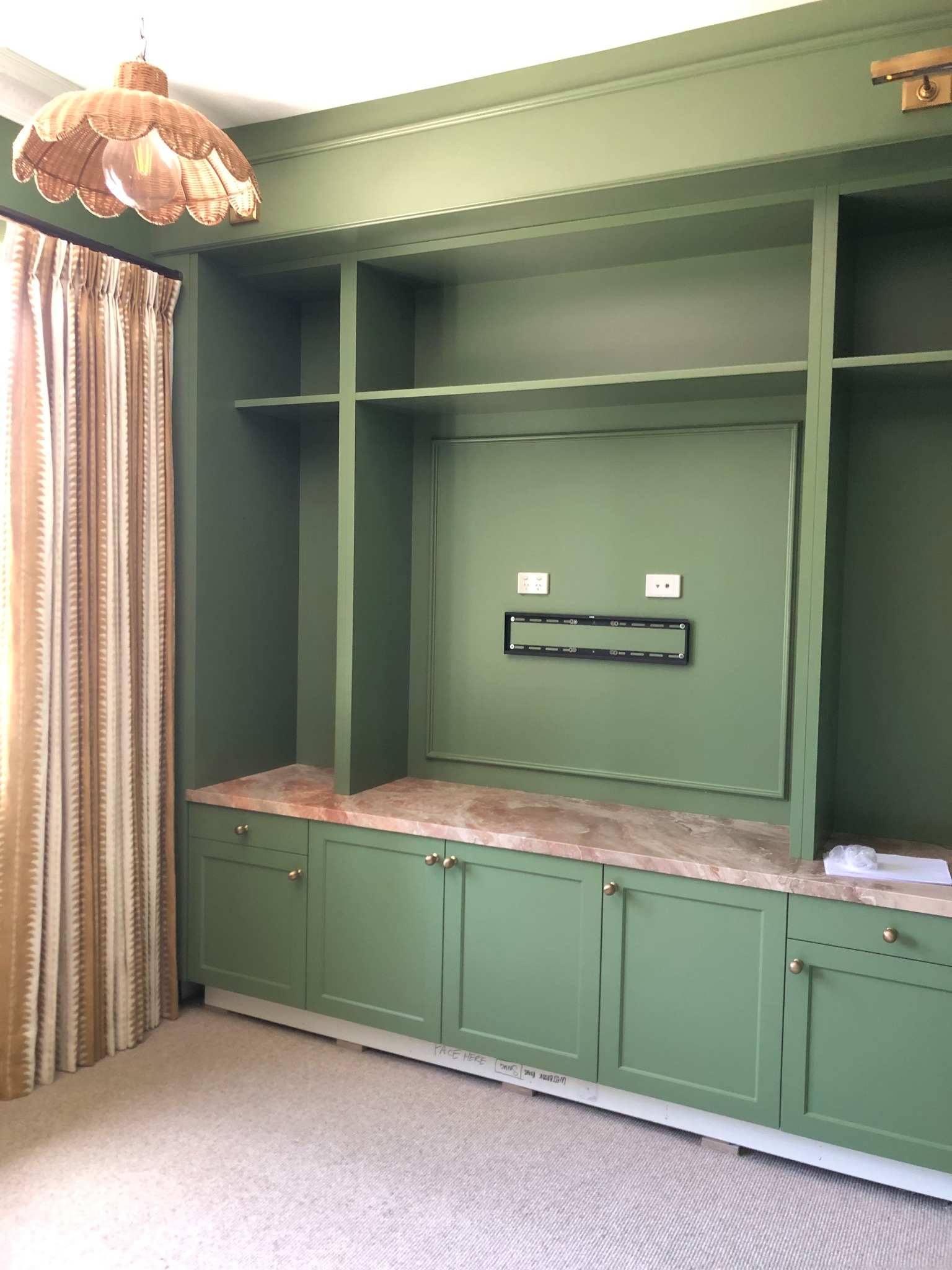 Built-in wardrobe in master bedroom